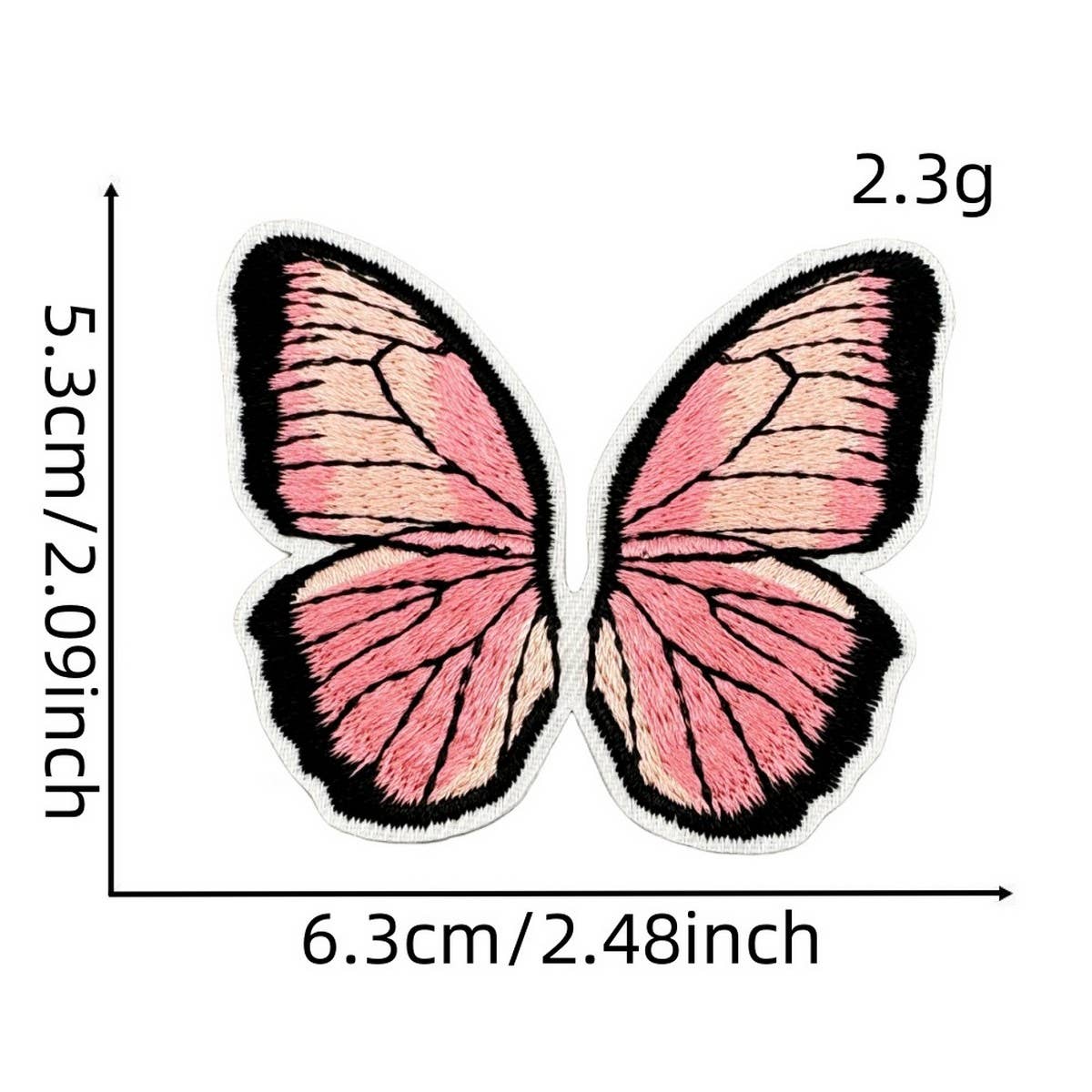 CUTE SOLID COLOR CARTOON BOW EMBROIDERED PATCH