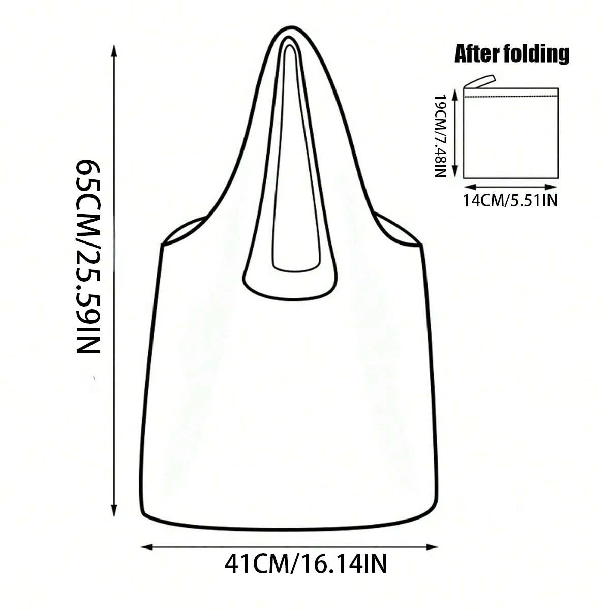 LARGE CAPACITY FOLDABLE ECO-FRIENDLY SHOPPING BAG_CWAB3472