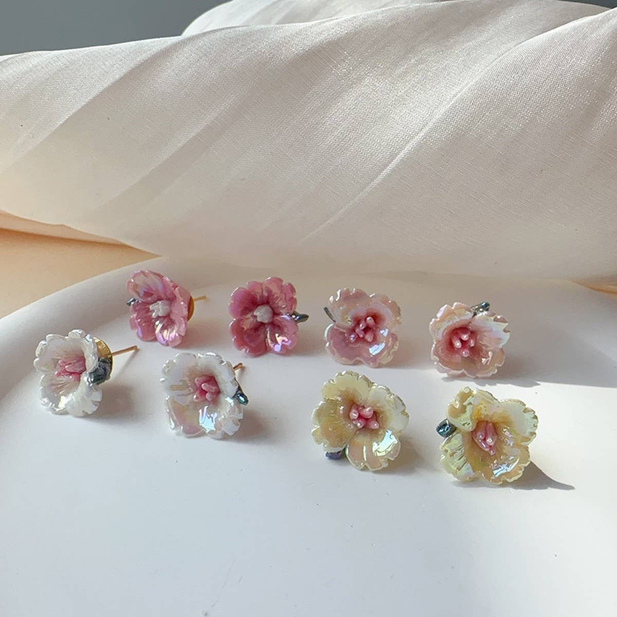 SWEET AND VERSATILE FLOWER EARRINGS FOR GIRLS