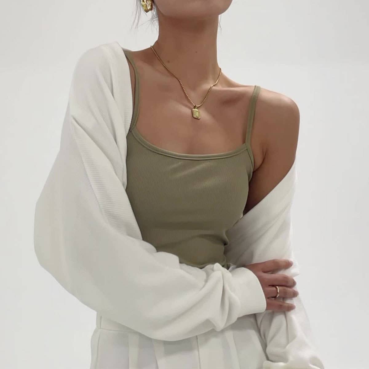 Essential Basic Ribbed Camisole Top In 7 Colors