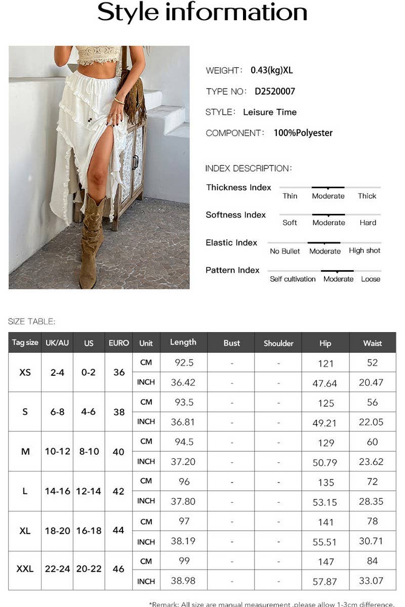 CWBLS0514_HOLIDAY-INSPIRED LACE-UP WAISTED MIDI SKIRT