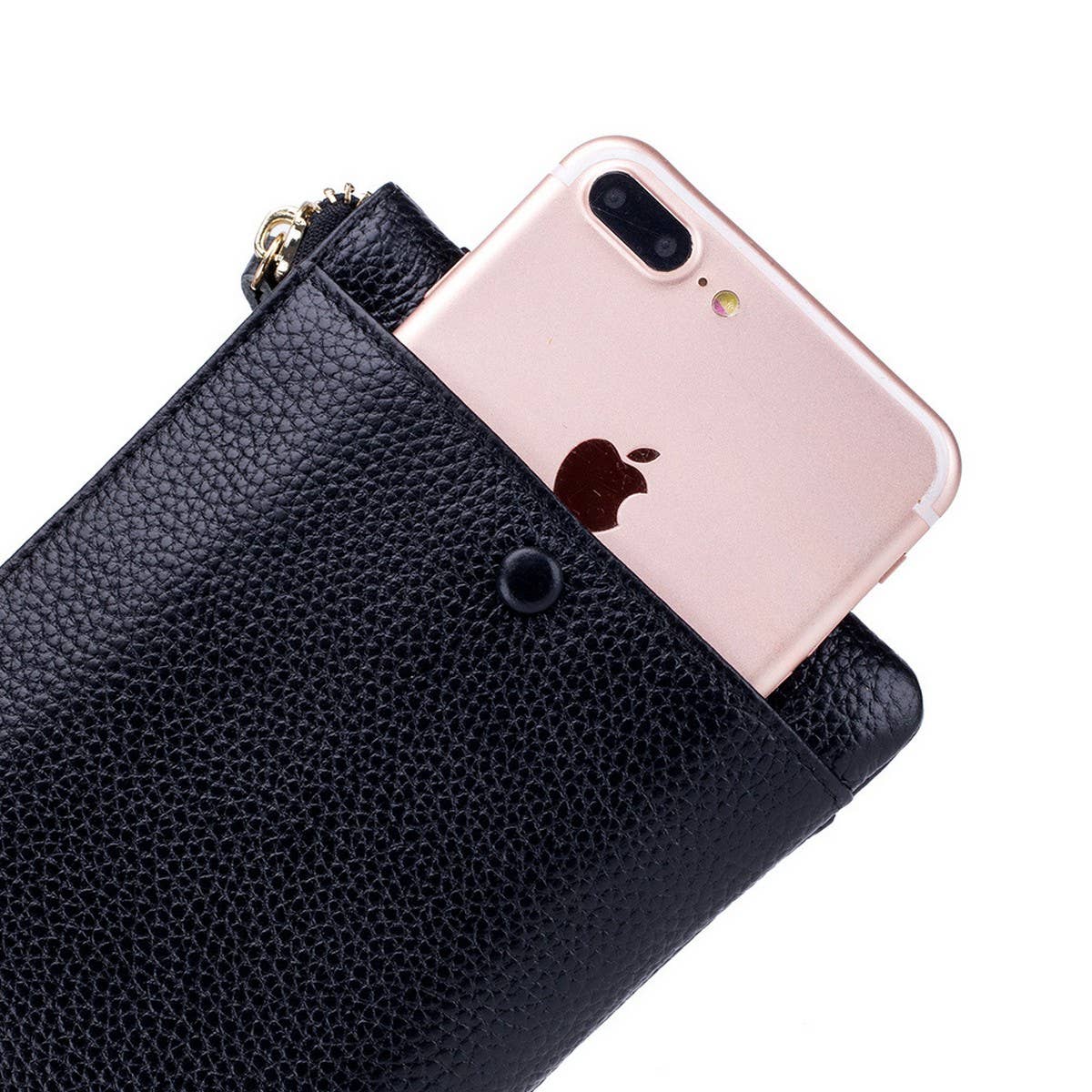 ULTRATHIN LONG LARGE CAPACITY CLUTCH LEATHER WALLET_CWAB3747