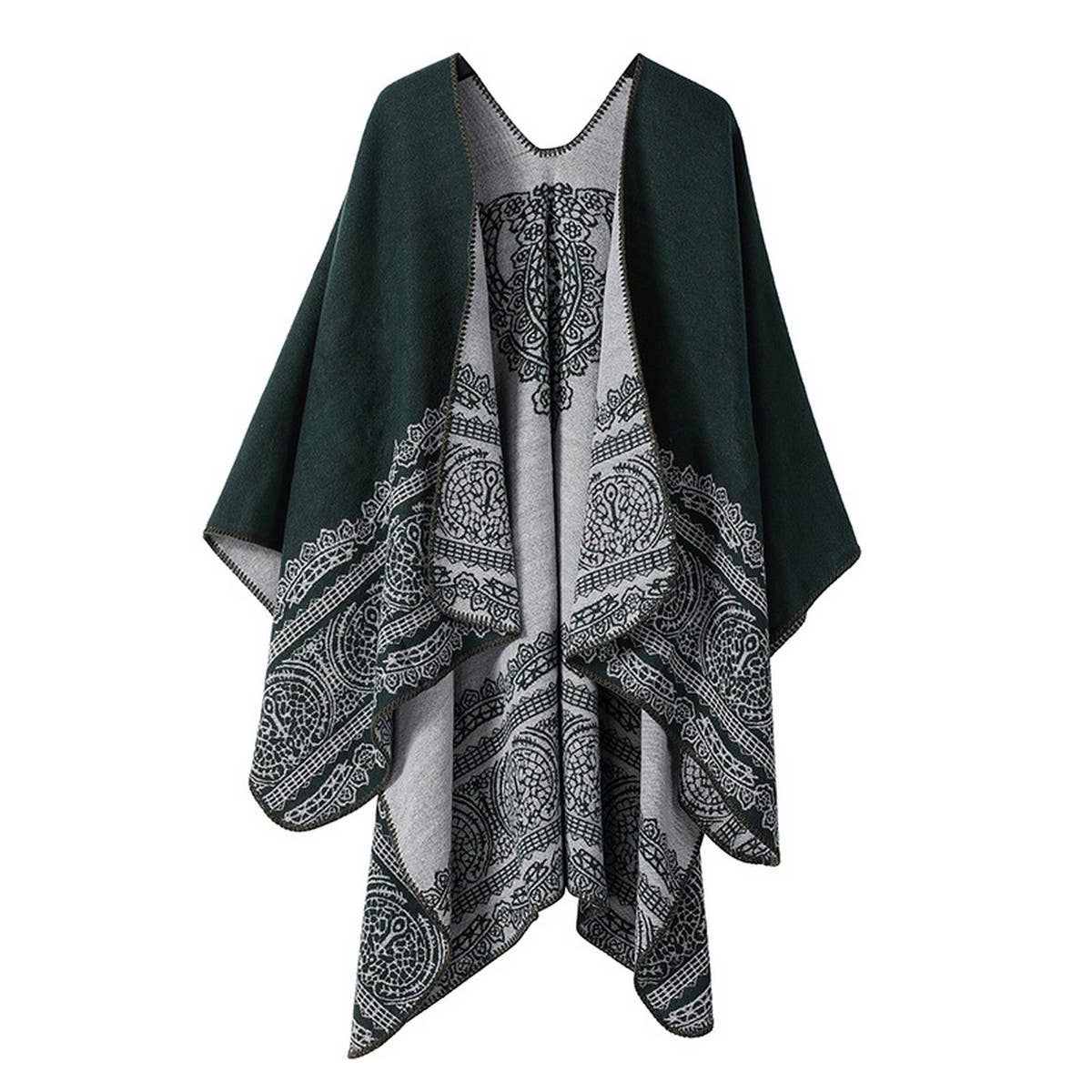 SHAWL WARM CAPE WITH CASHMERE CAPE