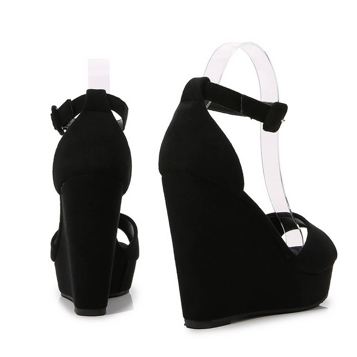 NEW STYLE FISH MOUTH BAG AND STRAPPY HIGH HEELS_CWSHH0130