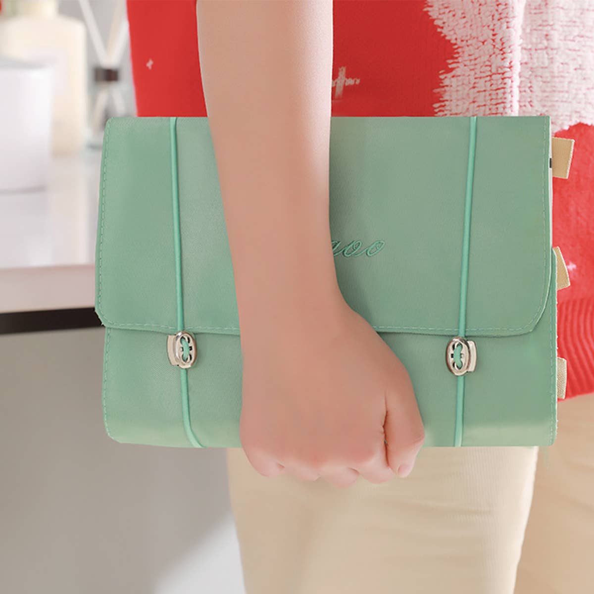 FOLDABLE PORTABLE MAKEUP ORGANIZER FOR TRAVEL_CWAB0551