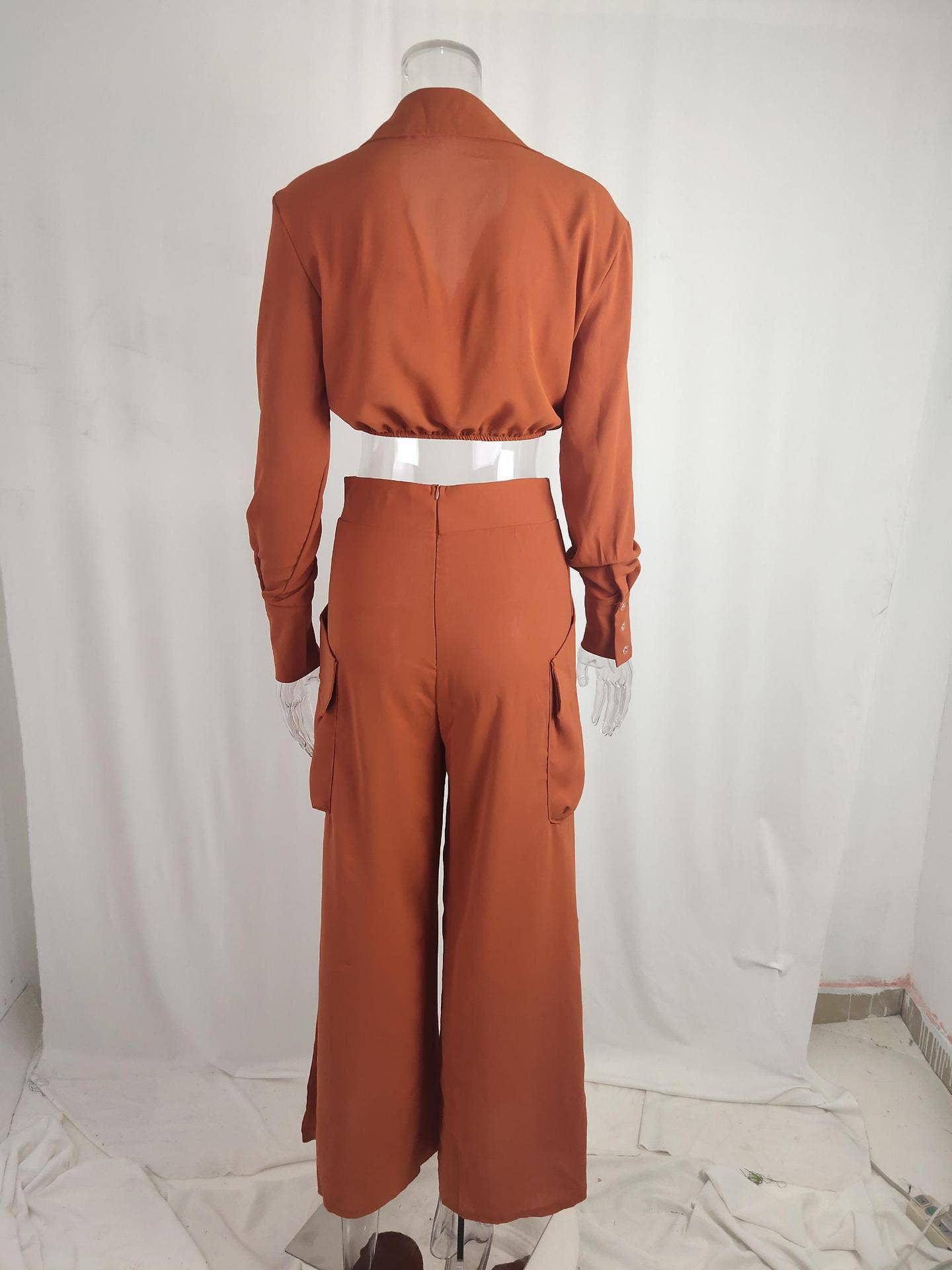 SOLID COLOR TEMPERAMENT COMMUTER FASHION SET