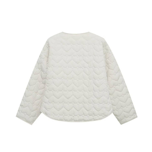 Thin diamond lattice cotton-padded clothes