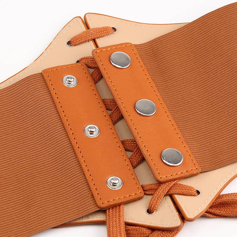 Retro court women's slimming wide-waist cover