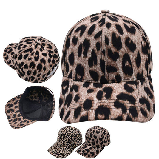 Leopard Print Baseball Cap-Sun Protection Hat CWAH1223