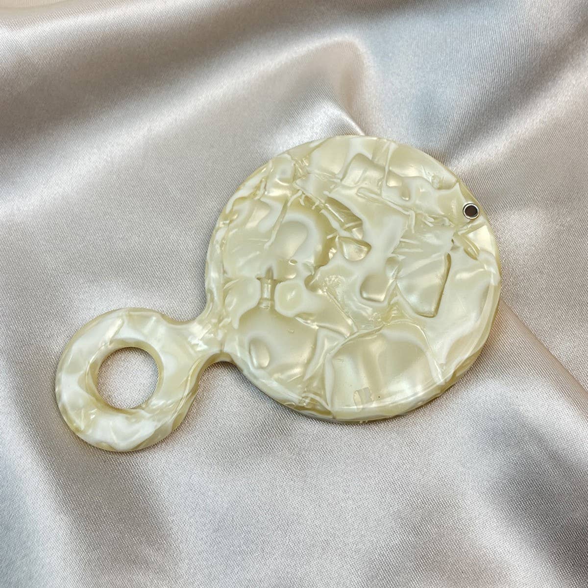 Portable Compact Round Mirror for Purse Travel_CWMM6370