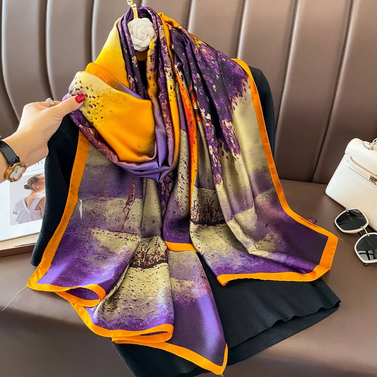 WOMEN NEW THIN SHAWL SCARF