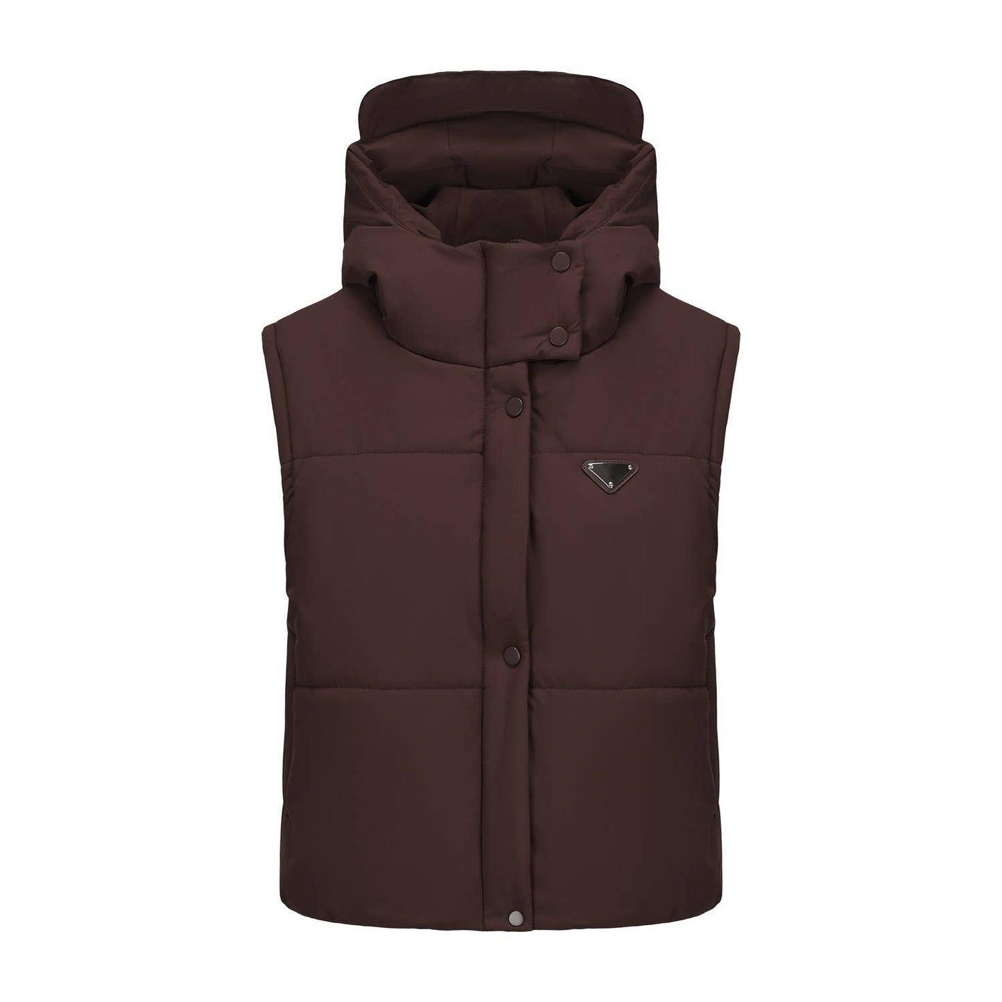 Short and thick breaded cotton-padded jacket
