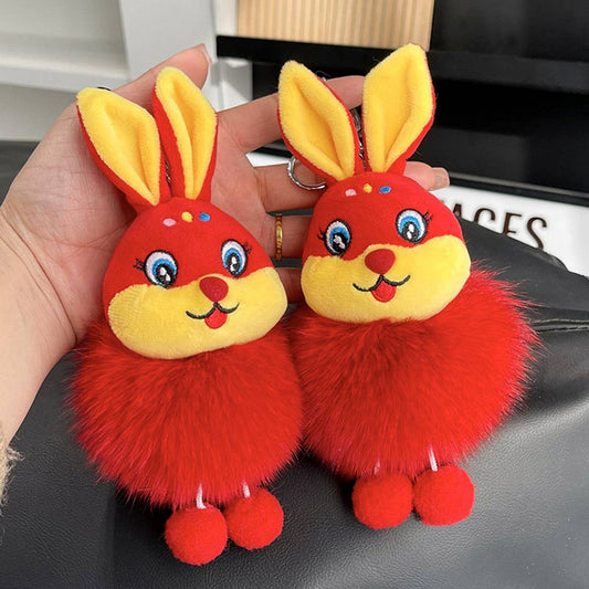 CUTE BUNNY CAR KEYCHAIN BAG PENDANT ACCESSORIES