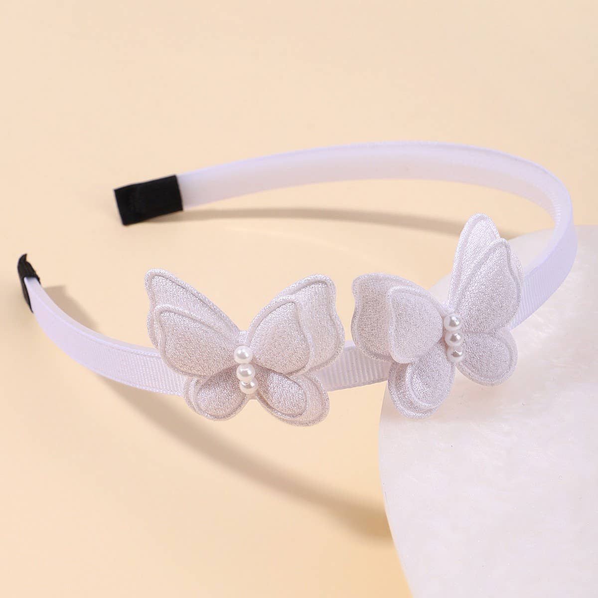 Double-Layer Butterfly Headband ? Candy Colors