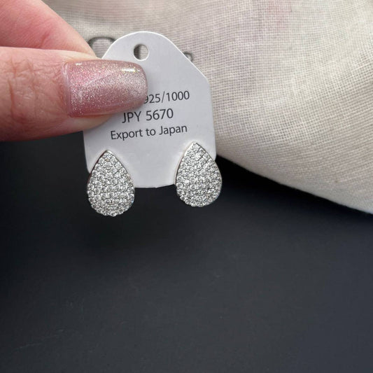 ADVANCED ZIRCON RAINDROP EARRINGS_CWAJE1347