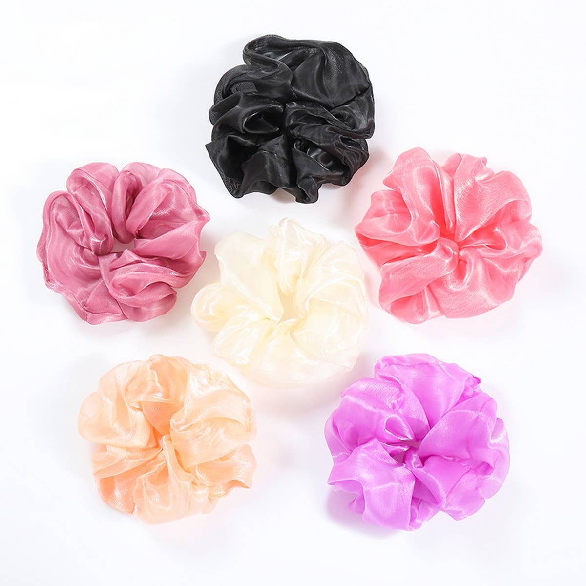 RETRO SIMPLE MESH HAIR ROPE_CWAHA0872