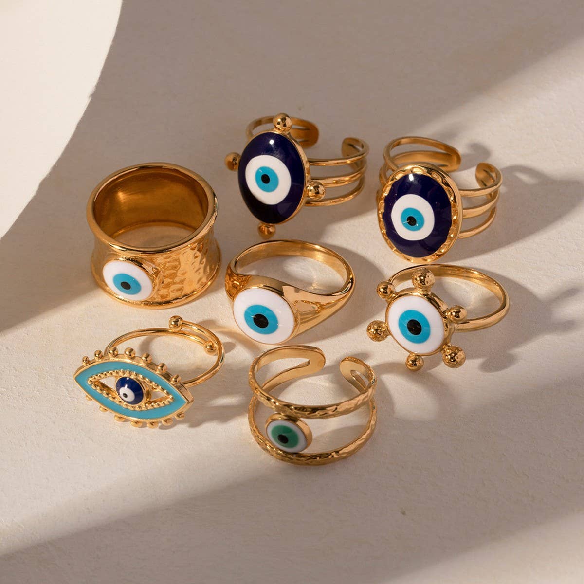 DEVIL'S EYE BLUE EYES RING  RING NON-FADING