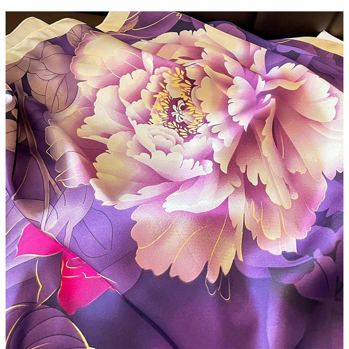 Satin Scarf for Sun Protection & Beach Wrap