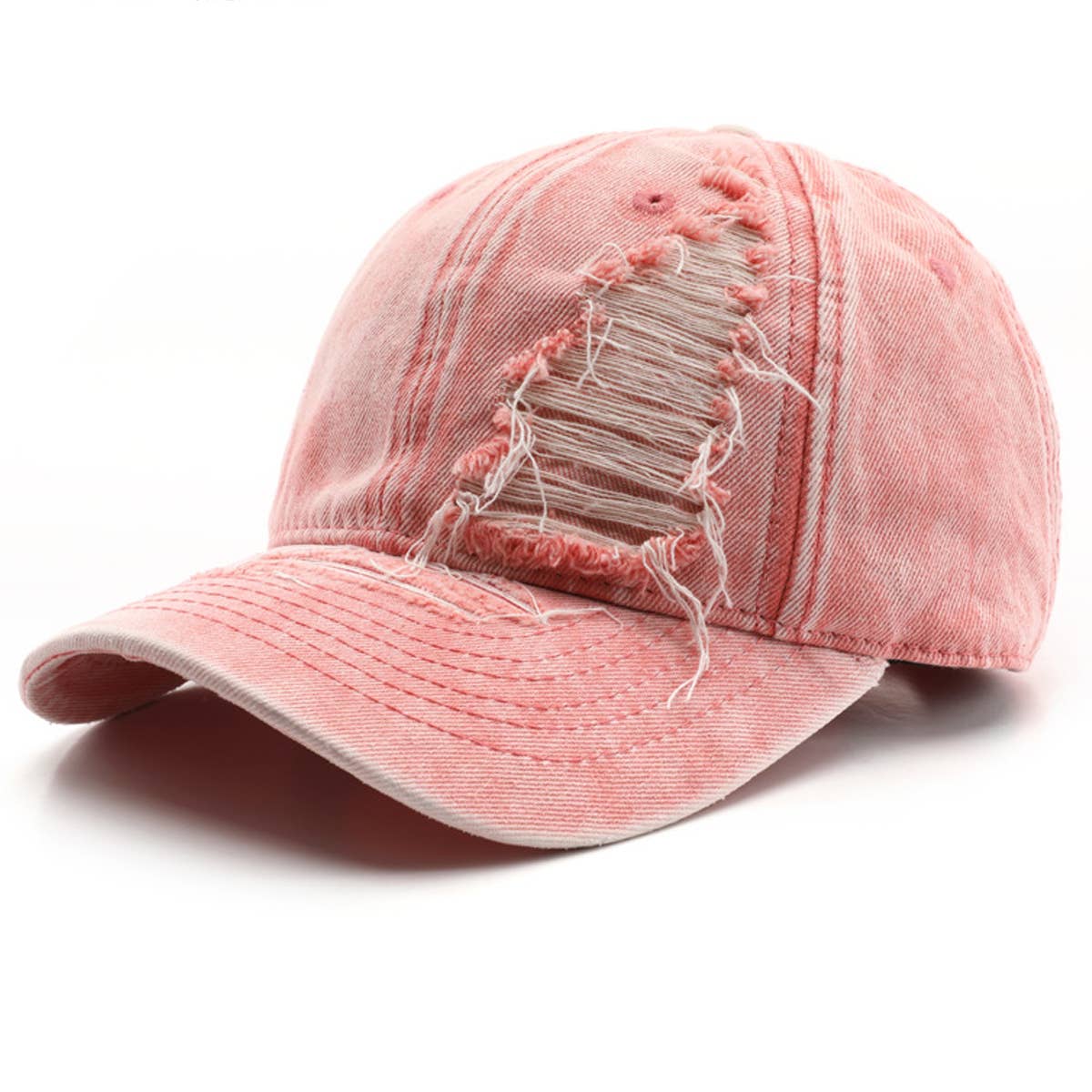 Vintage Washed Hole Baseball Cap for Men & Women_CWAH0907