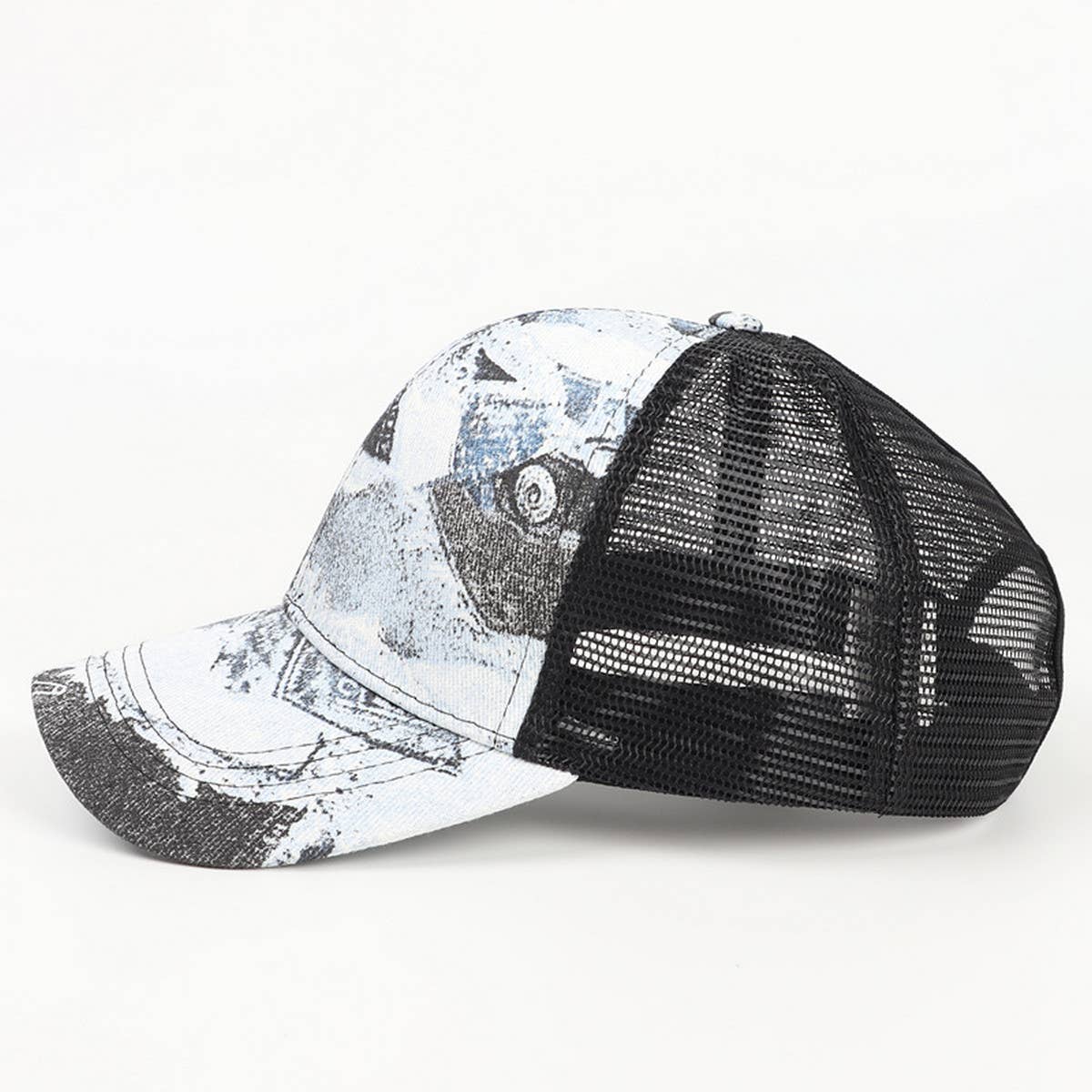 OUTDOOR CAMOUFLAGE GRAFFITI TIE-DYE BASEBALL CAP_CWAH1147