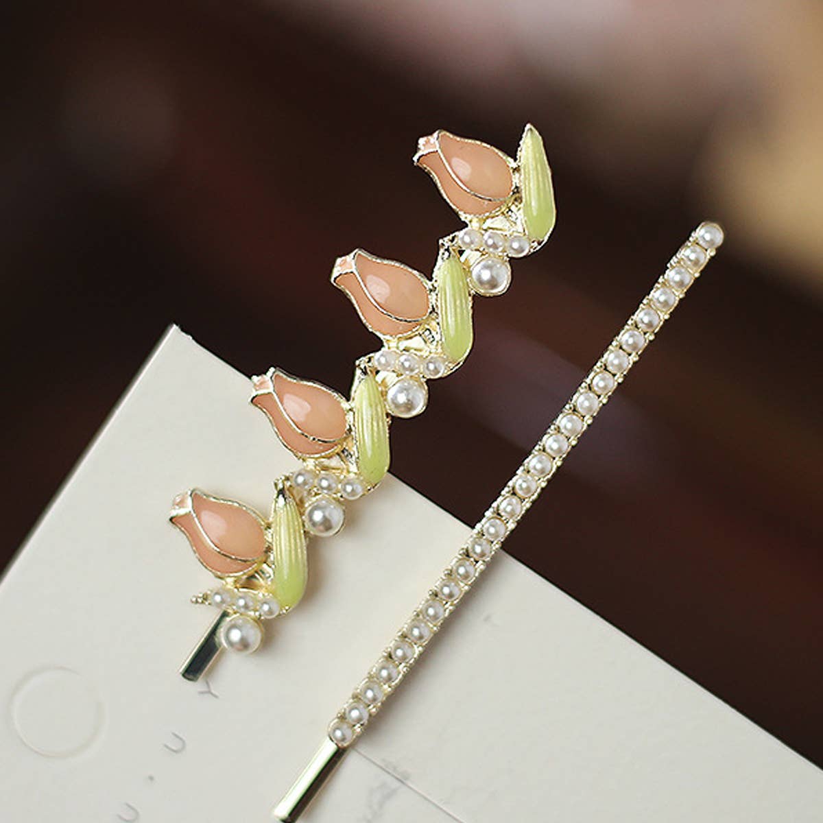 ORIGINAL DESIGN NICHE PEARL HAIR CLIP_CWAHA1229