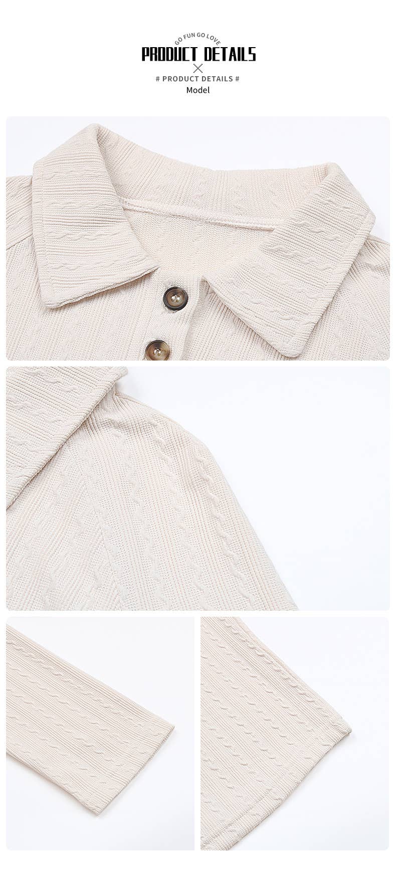 WOMEN'S SOLID COLOR LONG-SLEEVED SWEATER