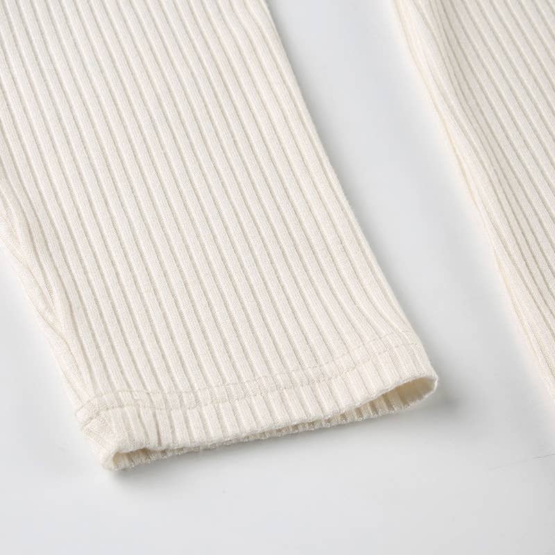 LAPEL PIT STRIP SWEATSHIRT PANTS TWO-PIECE SET