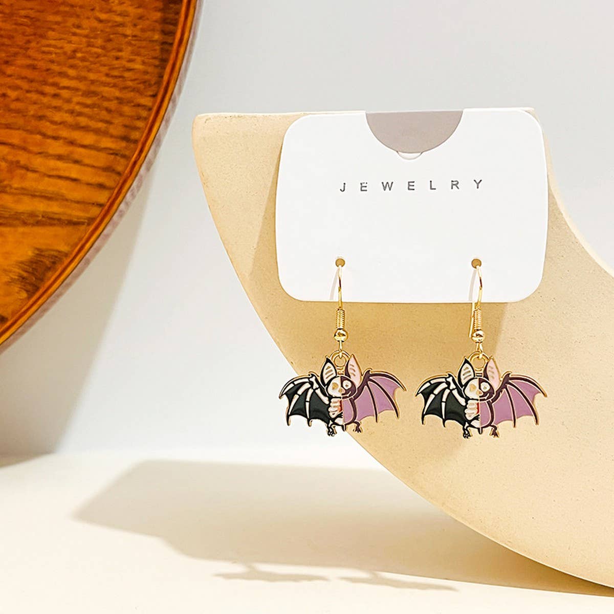 CARTOON HALLOWEEN FUNNY ANIMAL EARRINGS_CWAJE1841