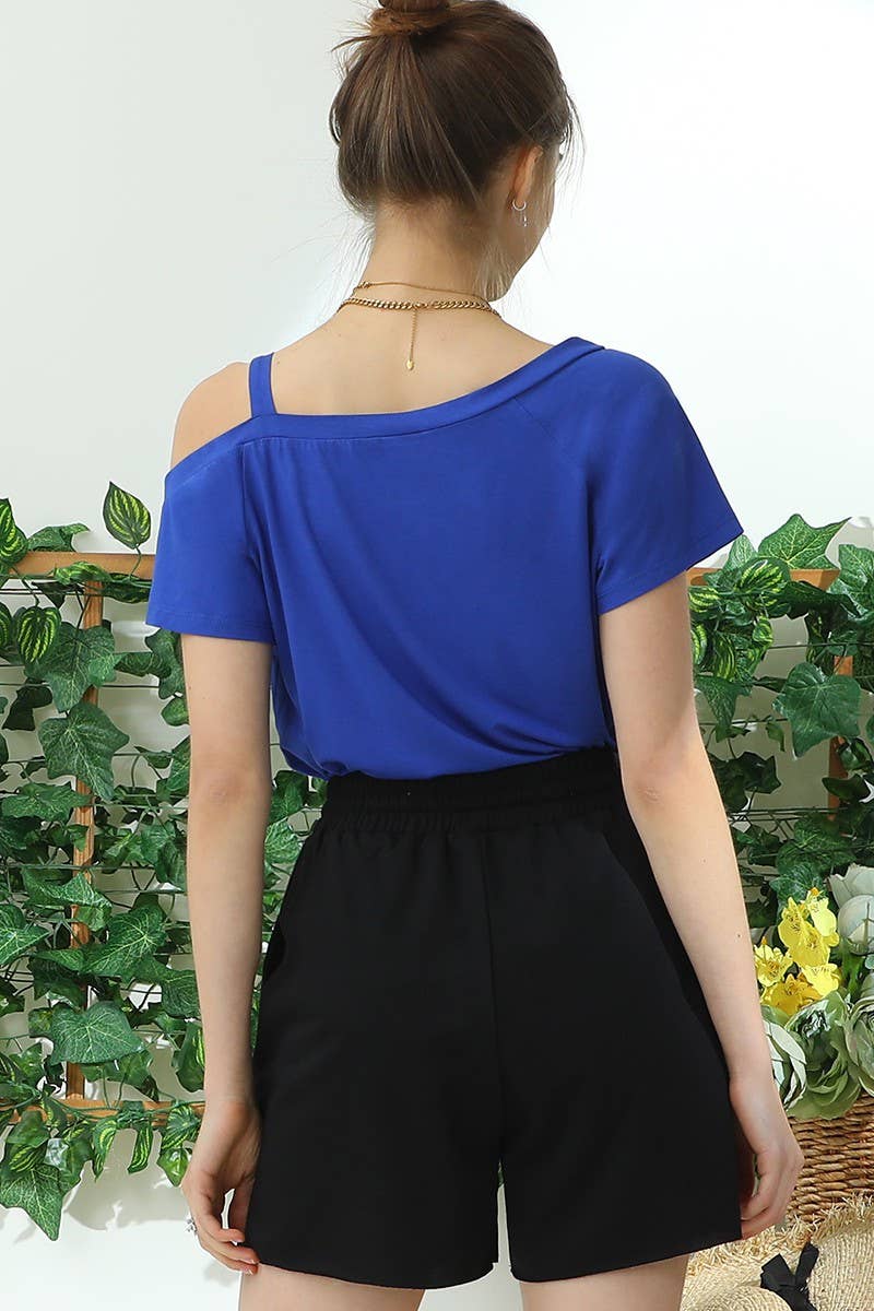 CWBSP159_HIGH WAIST FRENCH TERRY PANTS WITH SIDE POCKETS