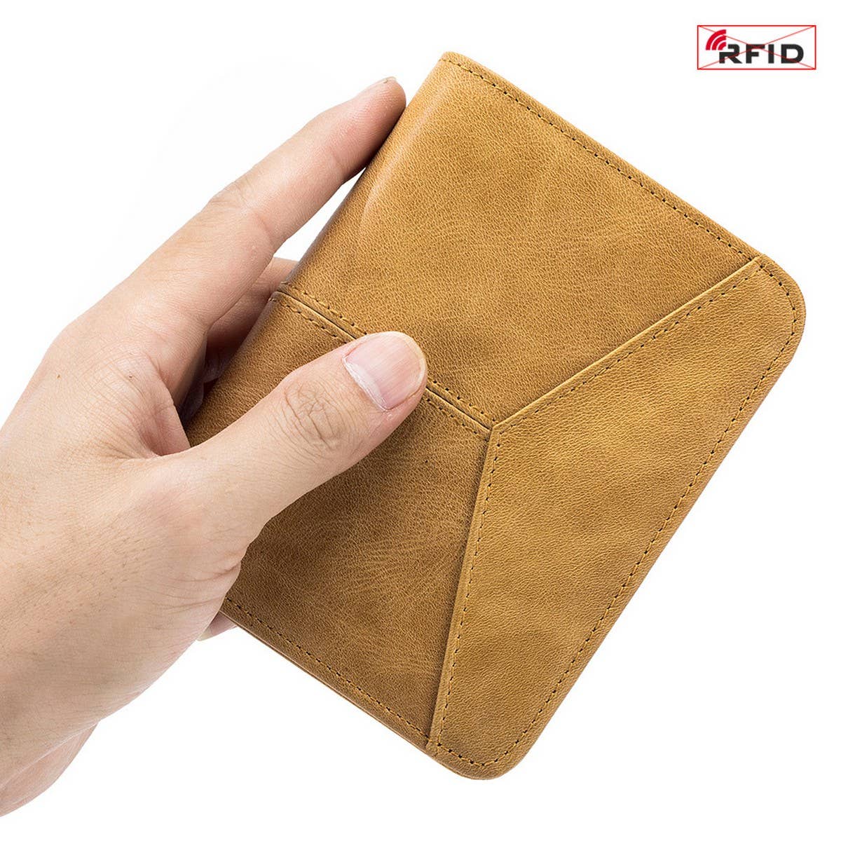 VINTAGE ANTI-THEFT MULTIFUNCTIONAL LEATHER WALLET_CWAB3821