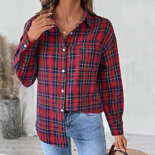 VINTAGE PLAID SHIRT VINTAGE SINGLE BREASTED COAT