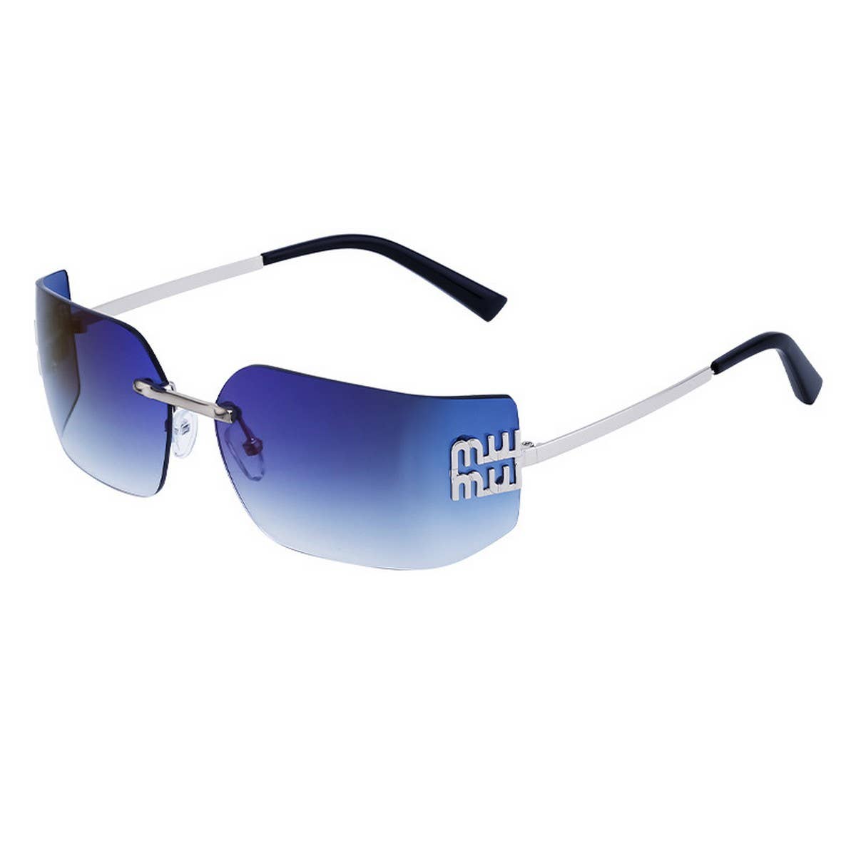 FRAMELESS SUN PROTECTION CURVED SUNGLASSES