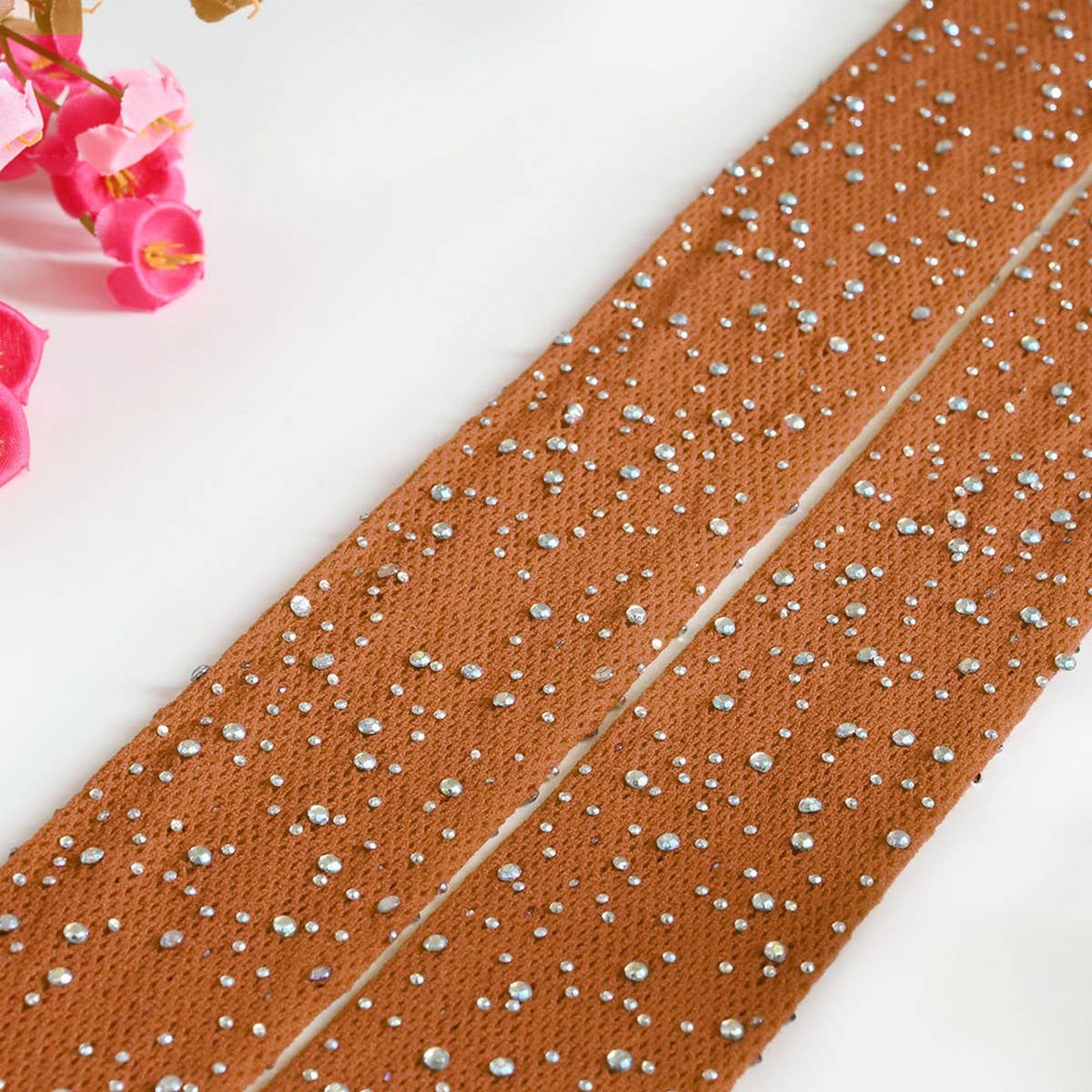 WOMEN SPARKLE RHINESTONE FISHNETS STOCKINGS