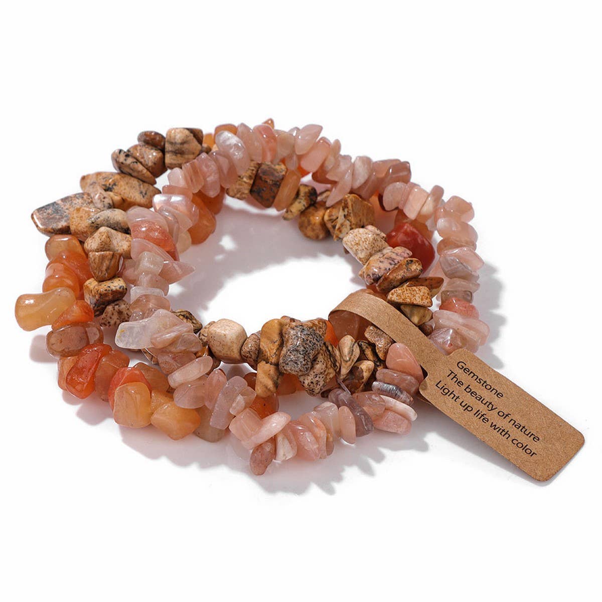 CWAJE4227_NATURAL STONE CRYSTAL BEADS MULTILAYER BRACELET