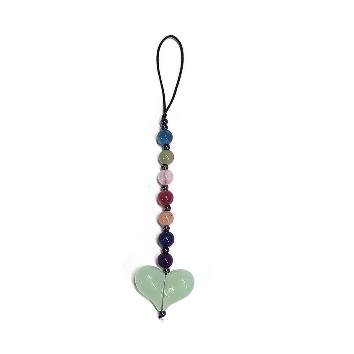 CWMM8727_ALL-MATCH LOVE BEADED MOBILE PHONE CASE LANYARD