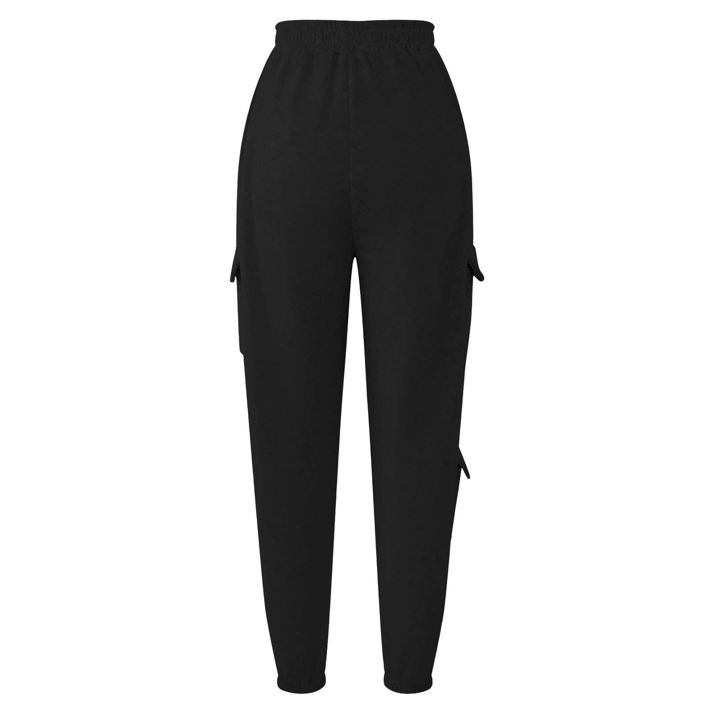 FLEECE AND THICK SOLID COLOR FASHION OVERALLS