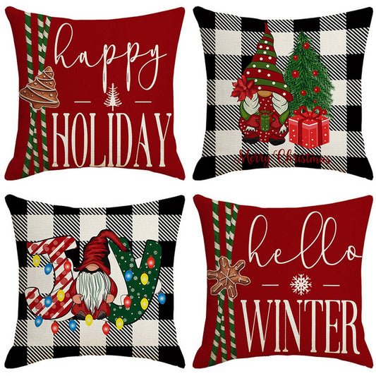NEW CARTOON CHRISTMAS PRINT PILLOWCASE