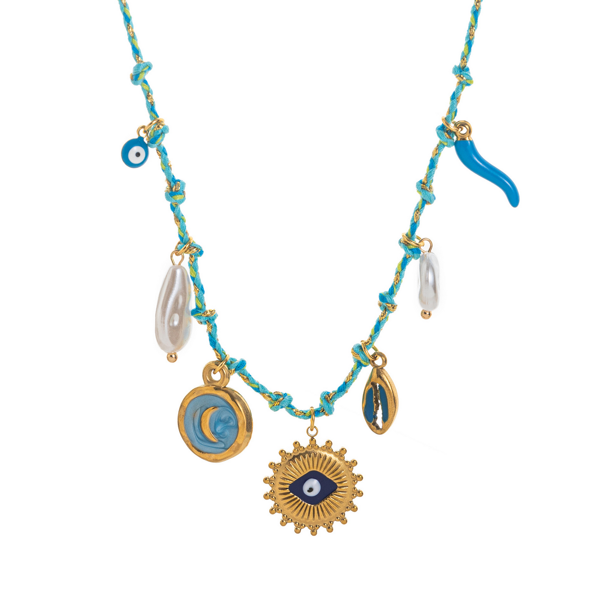 Starfish Pearl Heart Necklace??œDopamine Summer Vibe_CWMM6964