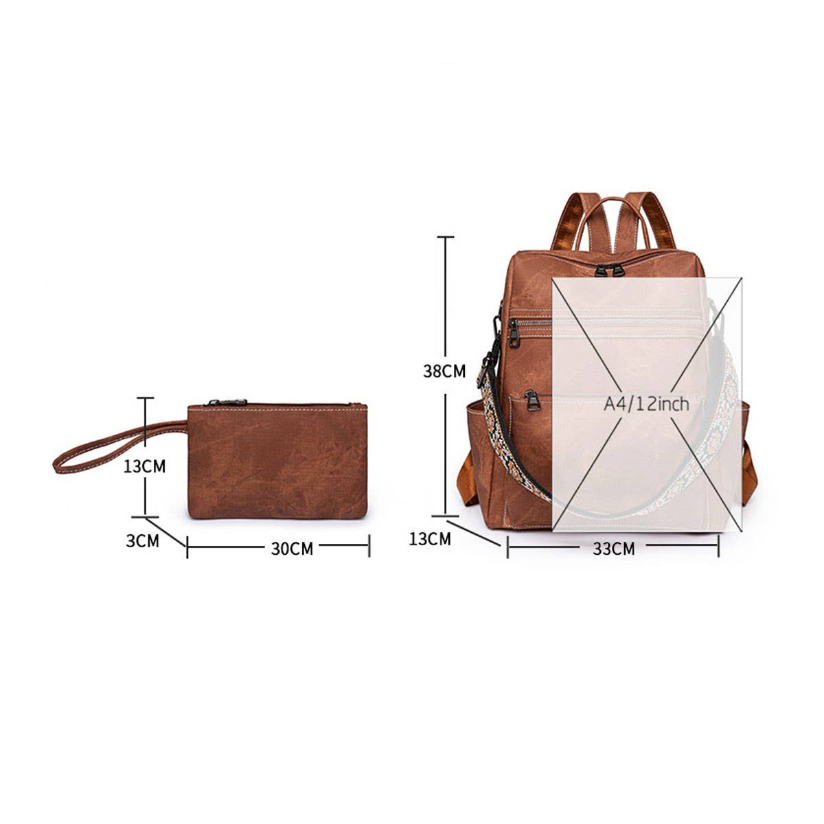 RETRO LARGE CAPACITY CASUAL TRAVEL BACKPACK PURSE_CUAB0185