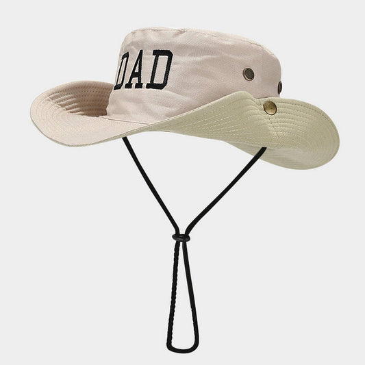 Men¡¯s Embroidered Wide Brim Sun Hat for Hiking_CWAH3806