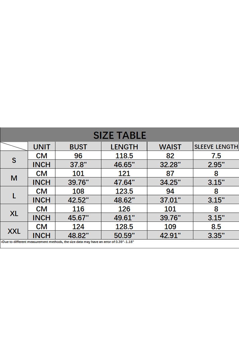 CWDMD6342_V-NECK PLEATED FLYING SLEEVES PRINTED MIDI DRESS