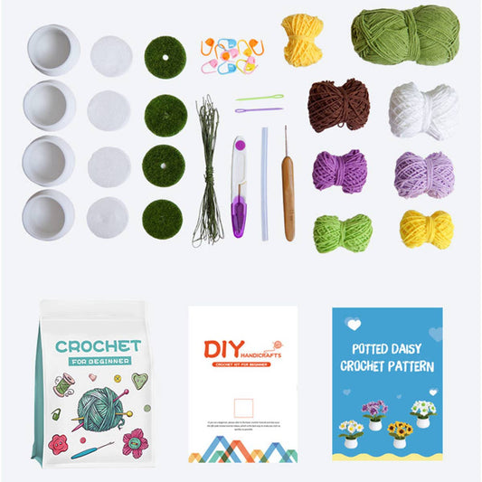 NEW DAISY POTTED HANDMADE DIY MATERIAL PACKAGE