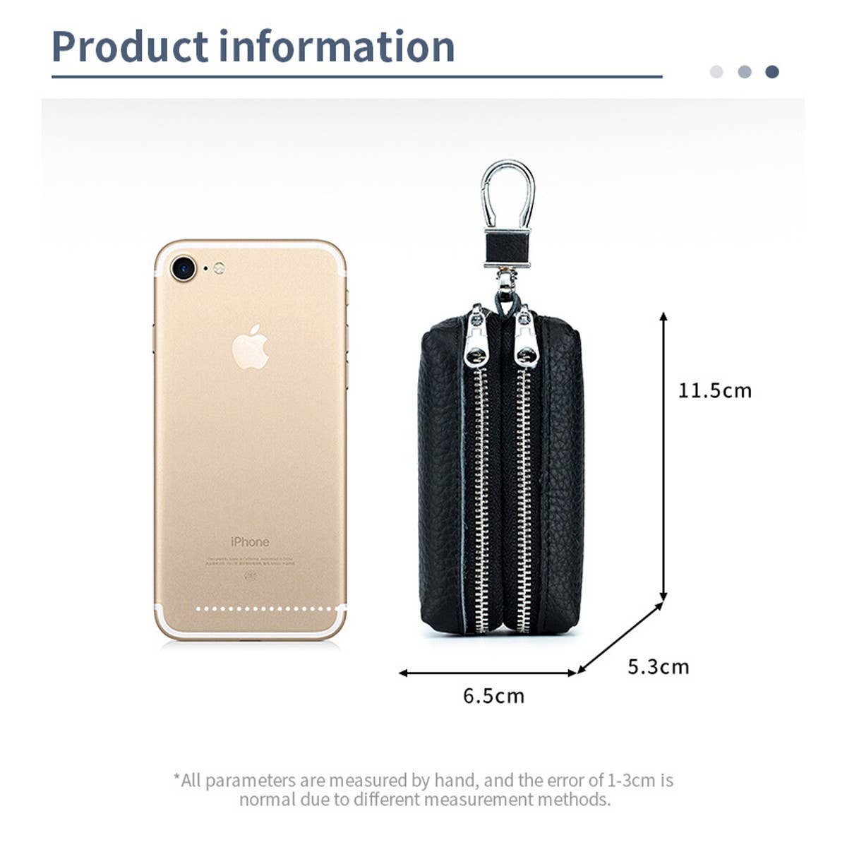 Unisex Leather Key and Coin Bag_CUAB00375