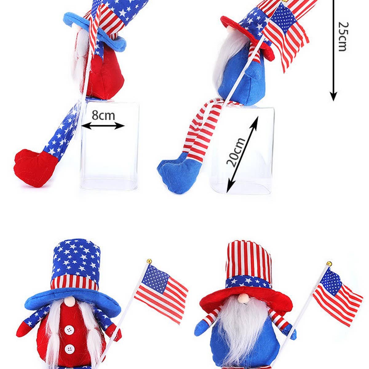 CWMM9497_INDEPENDENCE DAY HAND-HELD FLAG ORNAMENTS