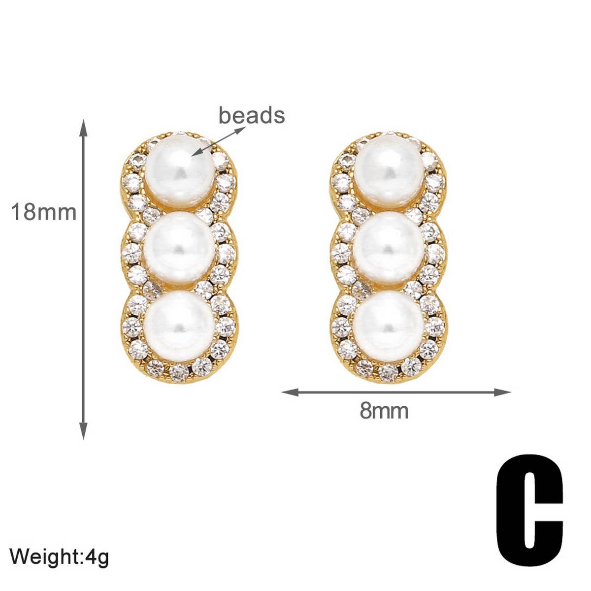 MINIMALIST PEARL BOW EARRINGS