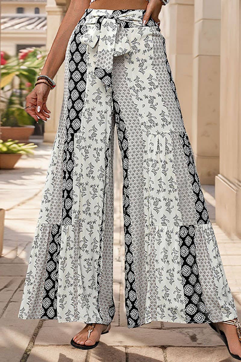 CWBLP0771_HIGH-WAISTED TIE-BACK WIDE-LEG TROUSERS