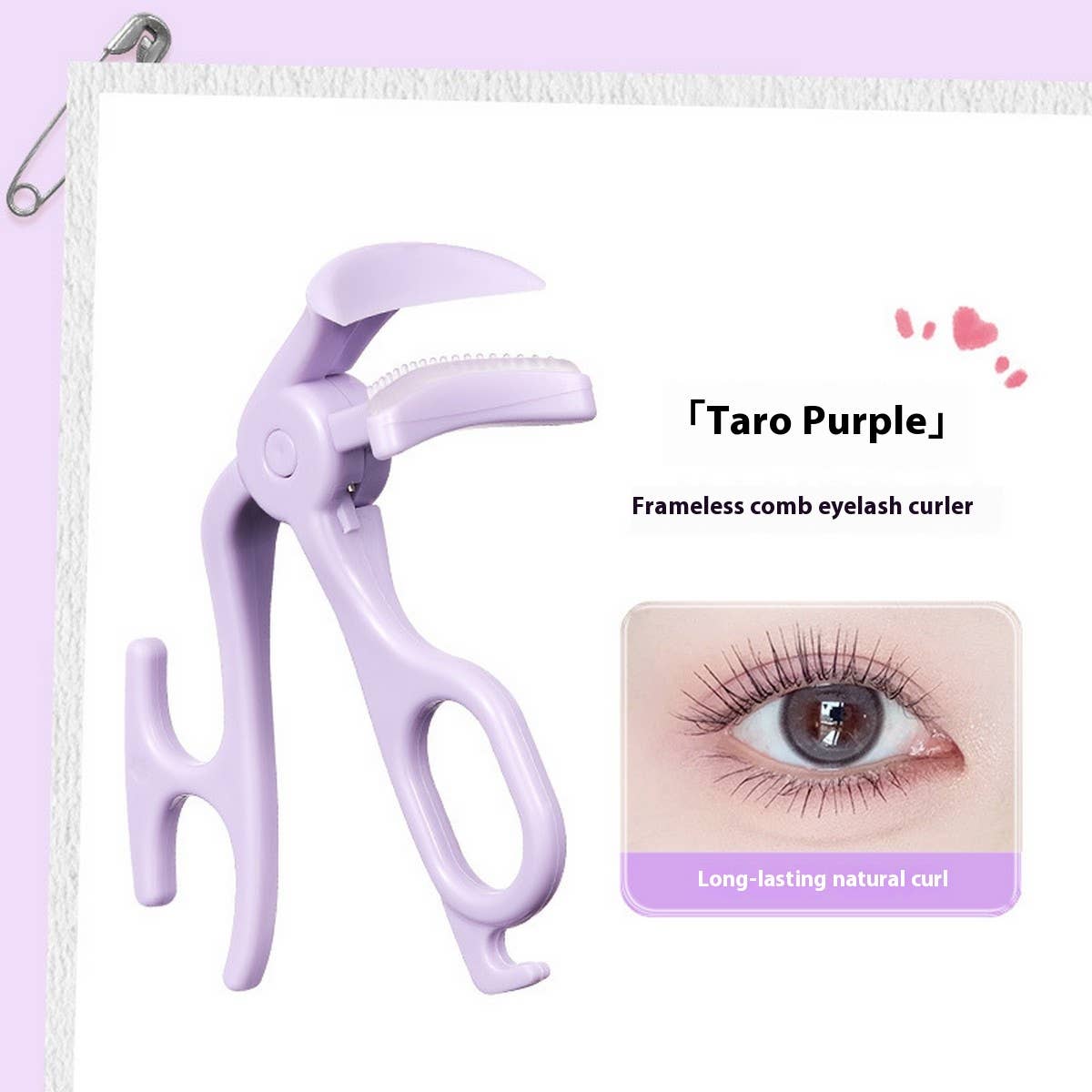 Frameless Comb Lash Curler, Portable & Precise