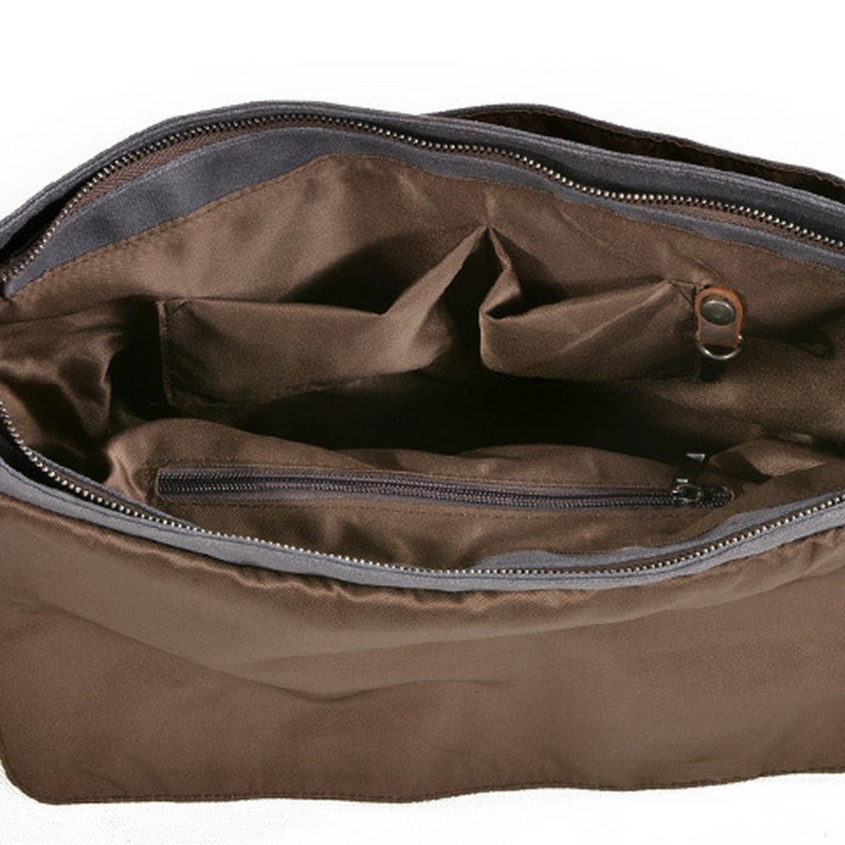 Men's Waterproof Waxed Canvas Satchel Bag_CWAB5560