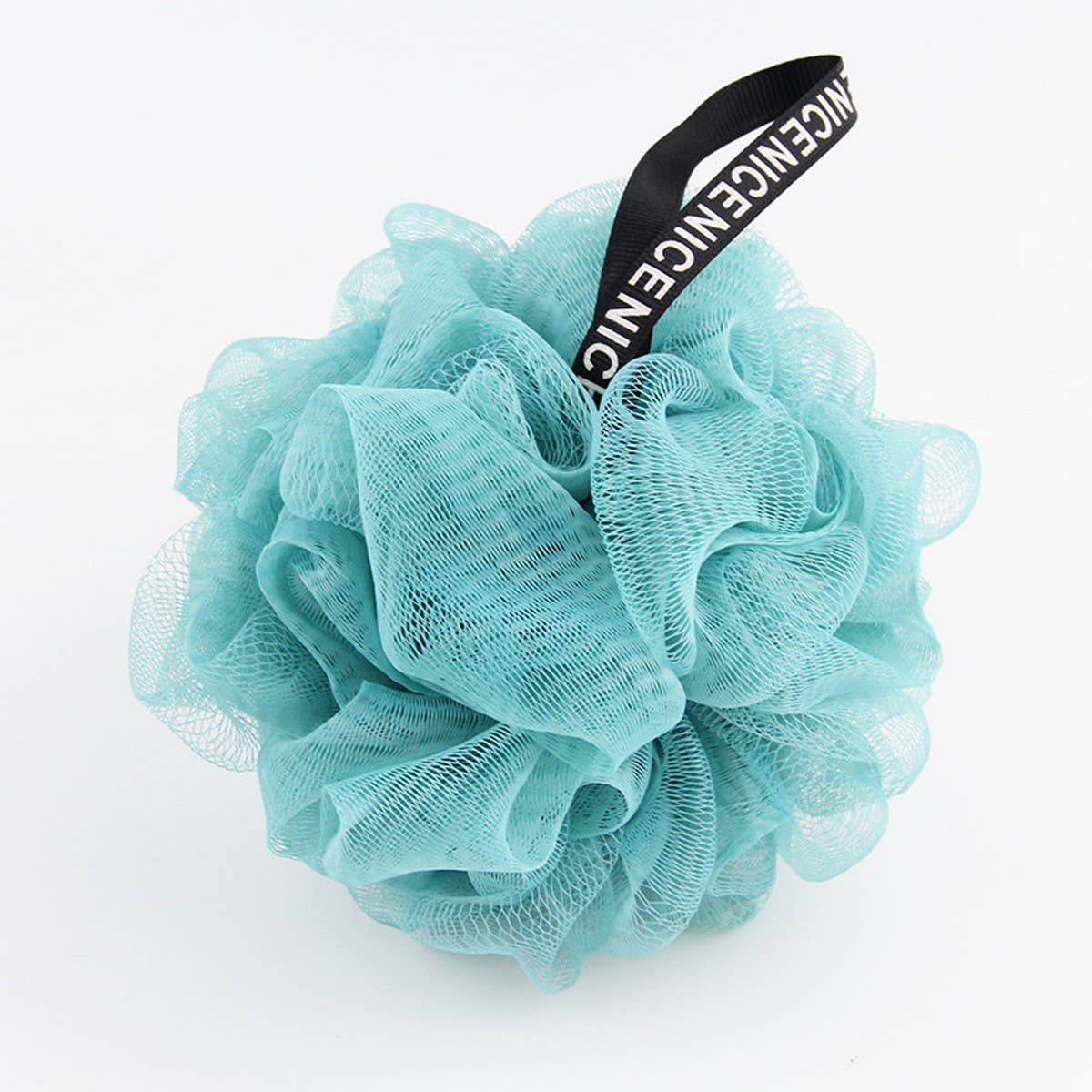 LARGE BATH FLOWER FOAMING NET TWO-COLOR BATH POUF