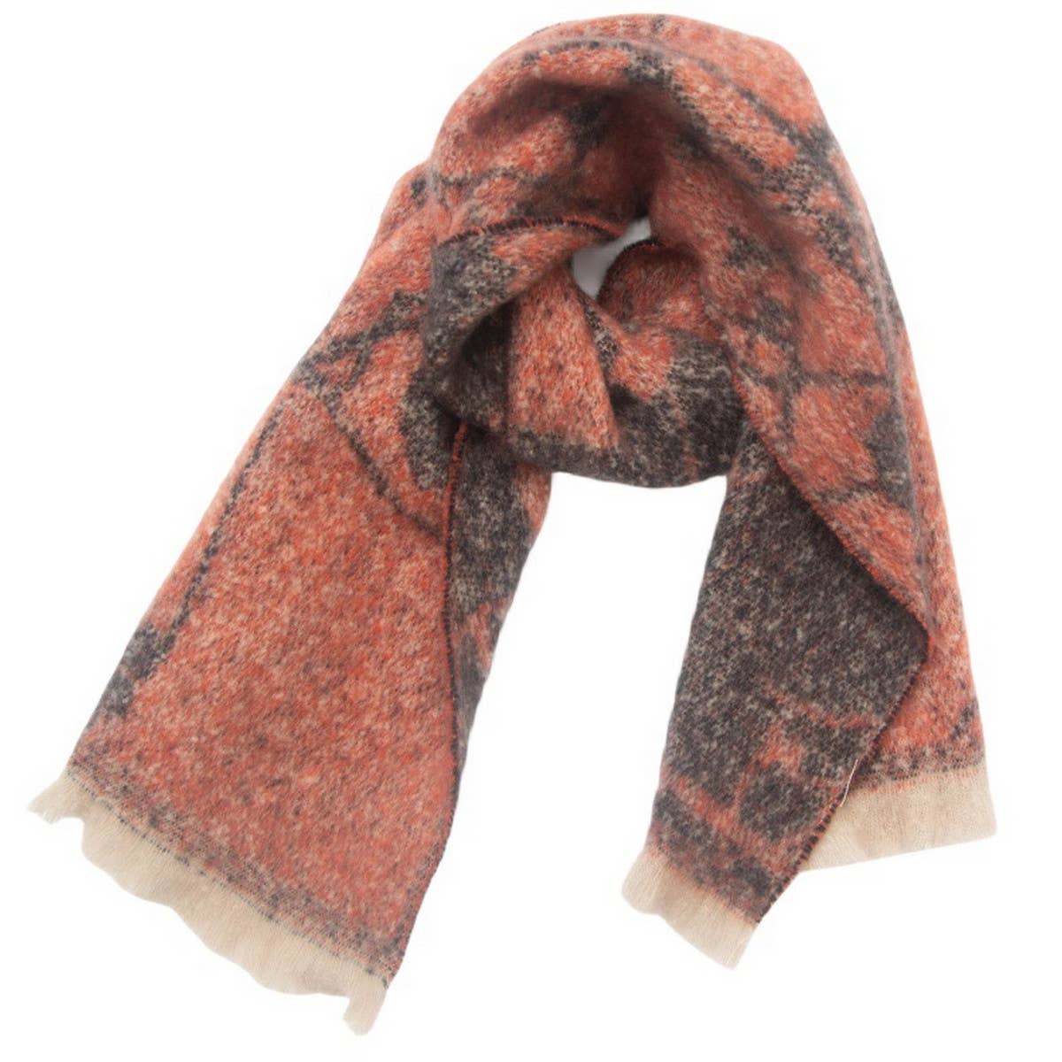 Women's Floral Jacquard Shawl Scarf